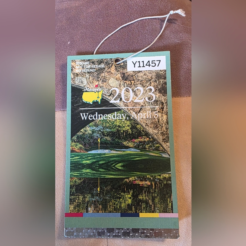 Wed Apr. 5th 2023 Masters Tournament Ticket